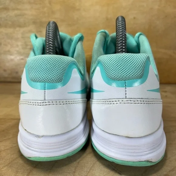 Nike Vapor Court Womens Sz 7.5 Tennis Shoes Sneakers White Turquoises 631713-103 - Picture 4 of 8